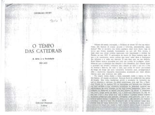 o tempo das catedrais - georges duby.pdf